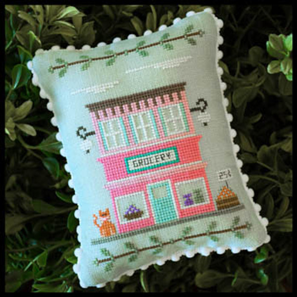 Main Street Grocery 59w x 83h Country Cottage Needleworks 17-2254