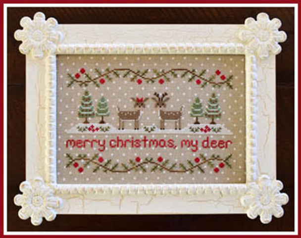 Merry Christmas My Deer 134w x 85h Country Cottage Needleworks 15-2469 YT