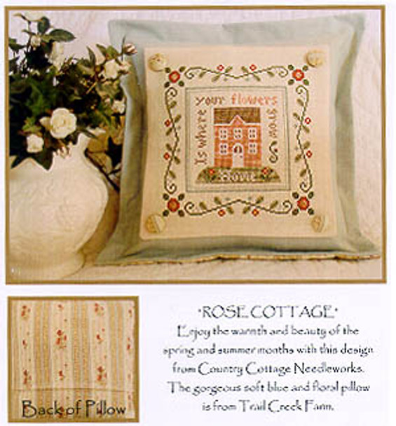Rose Cottage 95 x 95 Country Cottage Needleworks 06-1022 YT