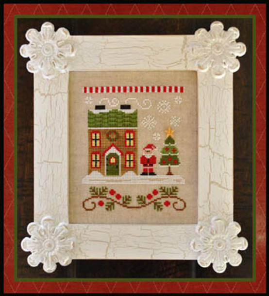 Santa's Village 1-Santa's House 72x88 Country Cottage Needleworks 12-2953