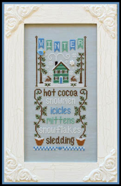 Seasonal Celebrations-Winter 67w x 142h Country Cottage Needleworks 15-2402