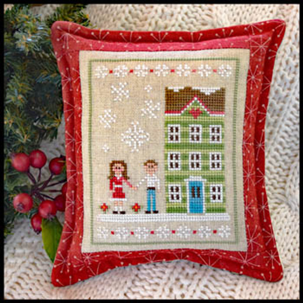 Snow Place Like Home - 5 59w x 72h Country Cottage Needleworks 17-1120 YT