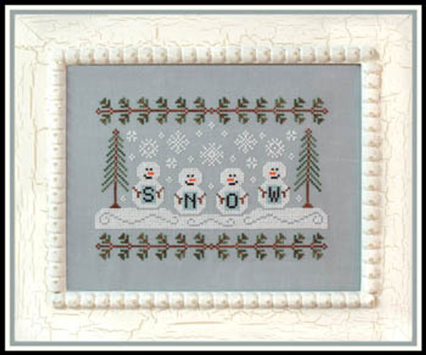 Snowmen 111w x 78h Country Cottage Needleworks 15-2643