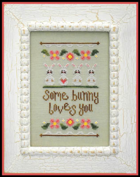 Some Bunny Loves You 56 x 89Country Cottage Needleworks 17-1121 YT