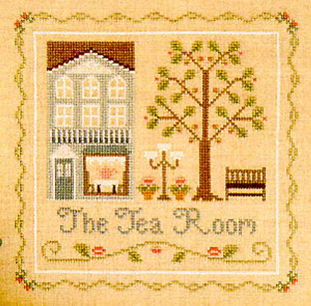 Tea Room, The 1077 x 107 Country Cottage Needleworks 06-1704