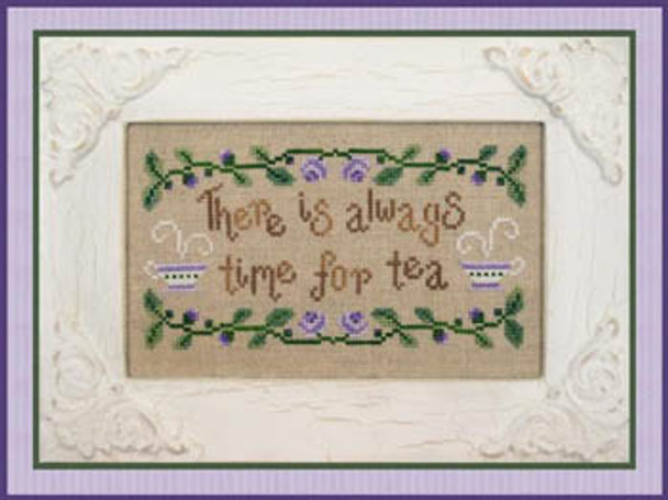 Time For Tea 105w x 56h Country Cottage Needleworks 17-1821  YT