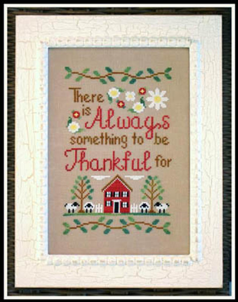 To Be Thankful 79w x 127h Country Cottage Needleworks 16-2044