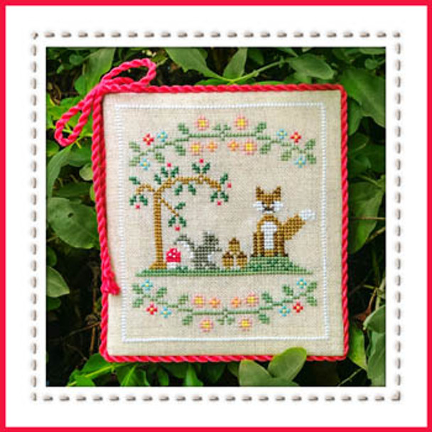 Welcome To The Forest 6 - Forest Fox And Friends 59w x 67h Country Cottage Needleworks 18-2251 YT