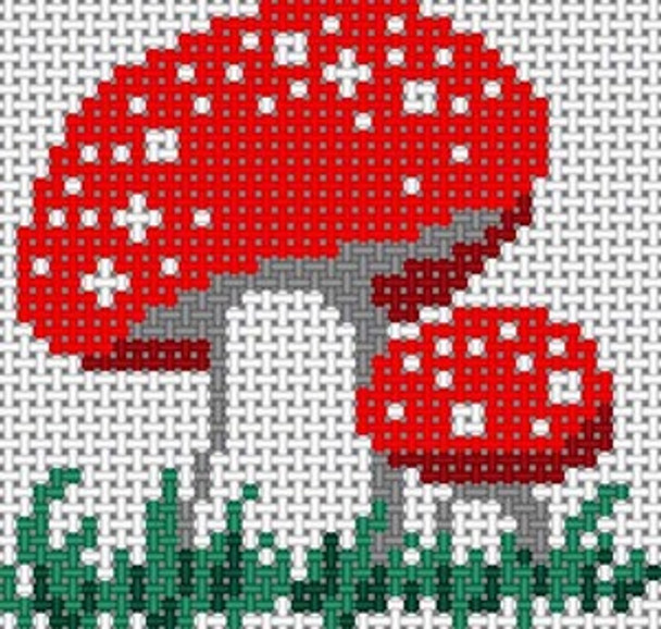 TG-M559 Mushrooms 10 Mesh 4x4 Trish Gunning Treglown Designs