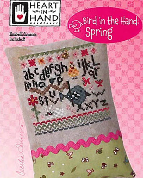 Bird In The Hand - Spring (w/embellishment) 60w x 60h Heart In Hand Needleart 18-1420 YT