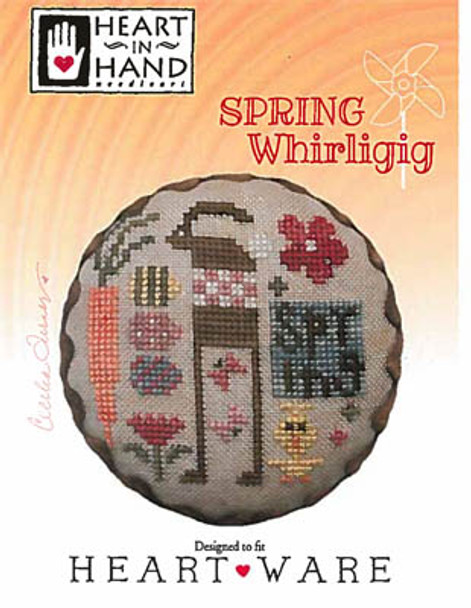 Spring Whirligig 44W x 45H 19-1232 Heart In Hand Needleart YT