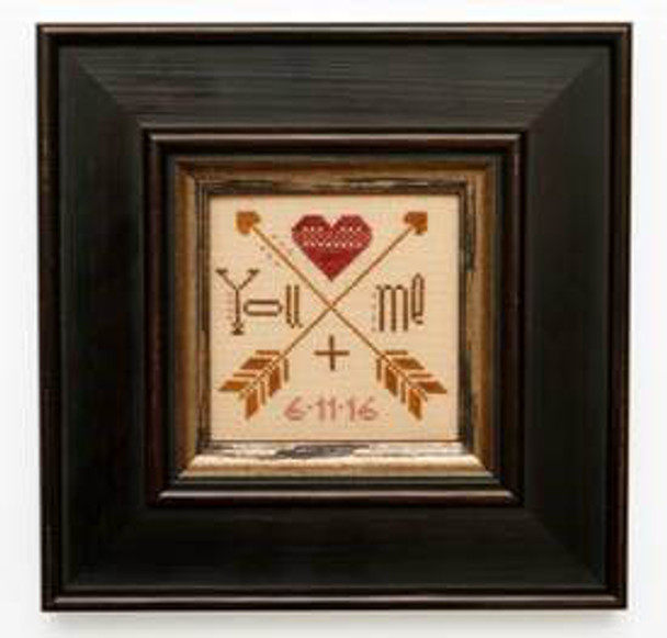 You + Me Wee One: 59w x 54h Heart In Hand Needleart  17-1186