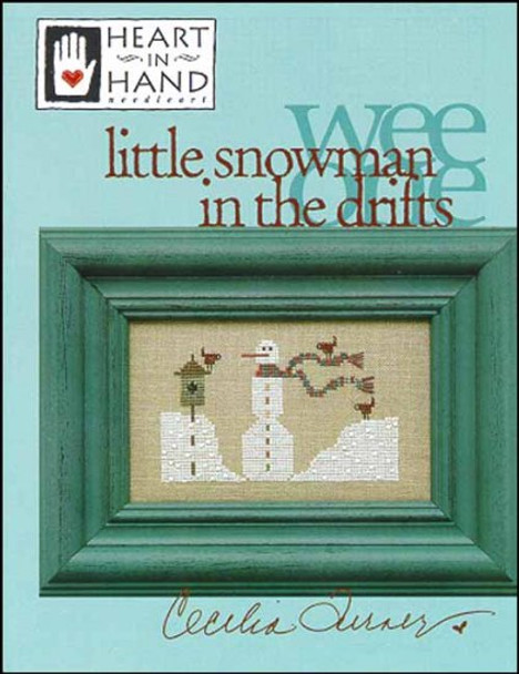 YT Wee One: Li'l Snowman In Drifts 70w x 42h Heart In Hand