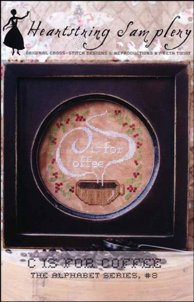C Is For Coffee 80 x 80 Heartstring Samplery 18-2816