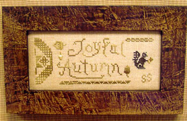 Joyful Autumn 107w x 41h. A Quaker Year by Homespun Elegance Ltd 08-2070 YT