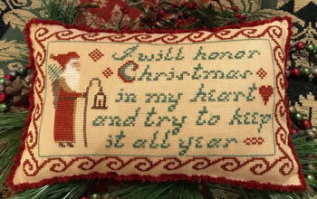 I Will Honor Christmas 126w x 74h Homespun Elegance Ltd 18-2641