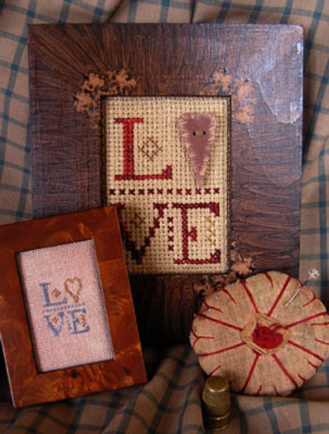 Love Simplified (Plain & Fancy) 23 Wide X 31 High Homespun Elegance Ltd 10-1235