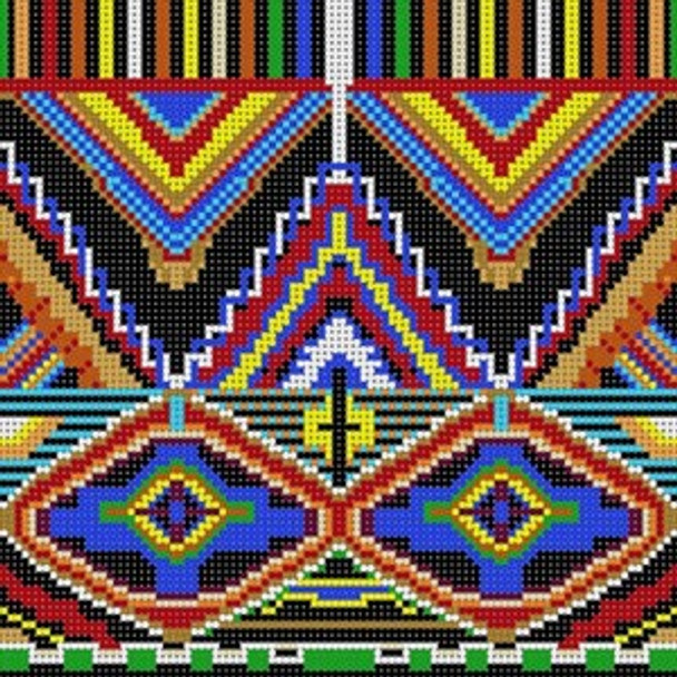 3322 Ethnic Patterns 13 Mesh 71⁄4 x 71⁄4 Treglown Designs