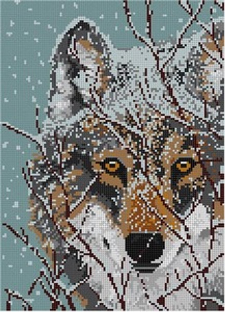 3307 Wolf 13 Mesh 81⁄2 x 12 Treglown Designs