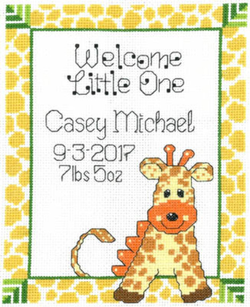 Giraffe Baby Birth Record 89 x 113 Imaginating 18-1296 YT