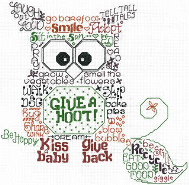 Let's Give A Hoot 130w x 129h Imaginating 19-1032 YT