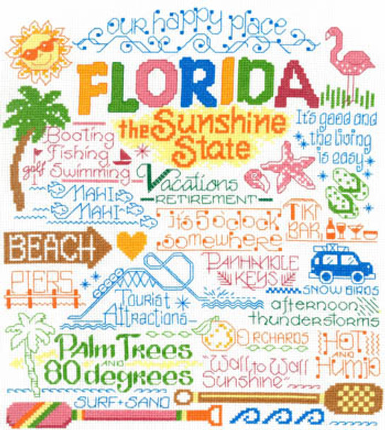 Let's Visit Florida 141w x 163h Imaginating 18-2556 YT