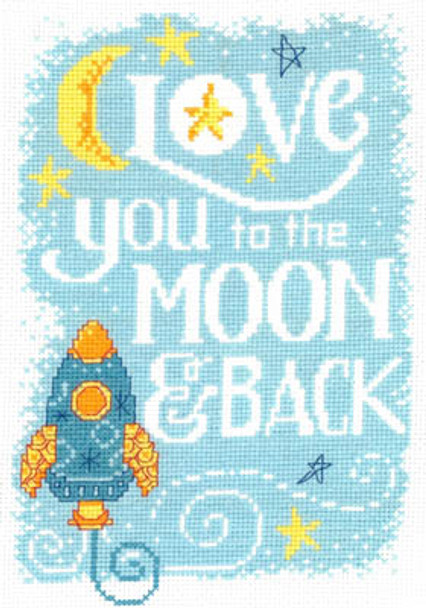 Love You To The Moon 84w x 127h Imaginating 17-2615