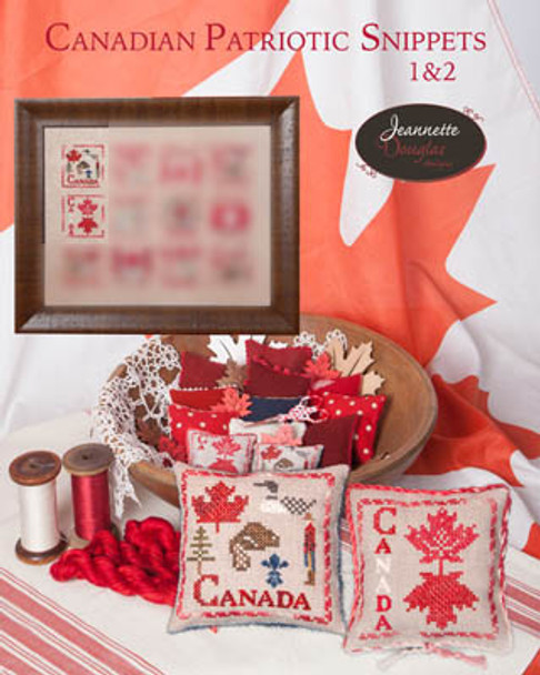 Canadian Patriotic Snippets -1 & 2 by Jeannette Douglas Designs 17-1474