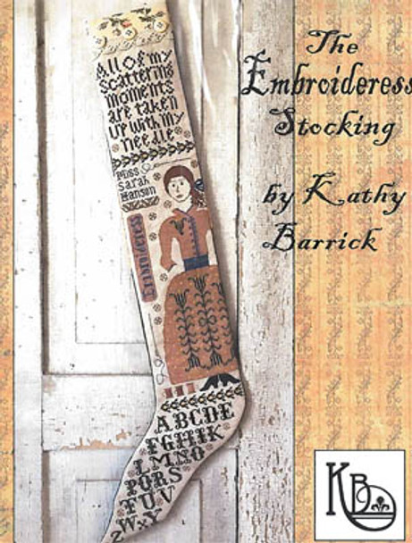 Embroideress Stocking by Kathy Barrick 19-1411