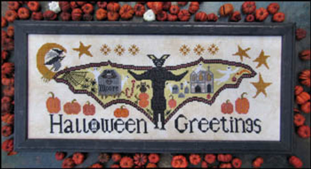 Halloween Greetings 232 wide x 87 high. Kathy Barrick 17-2116