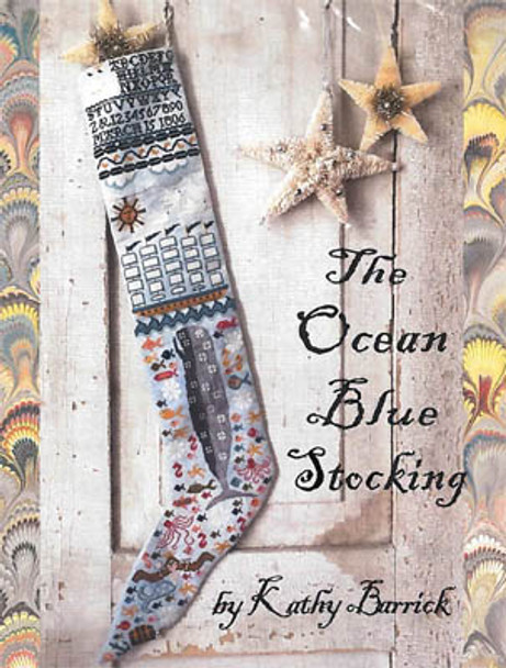 Ocean Blue Stocking by Kathy Barric 19-1417