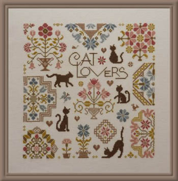 Cat Lovers 180w x 180h Jardin Prive' Jardin Prive  17-2650