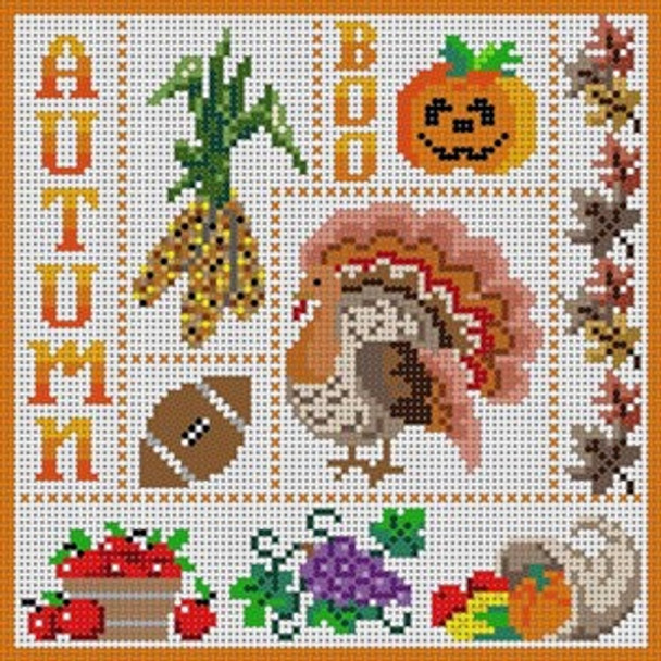 B-206 Autumn 13 Mesh 71⁄4x71⁄4 Treglown Designs