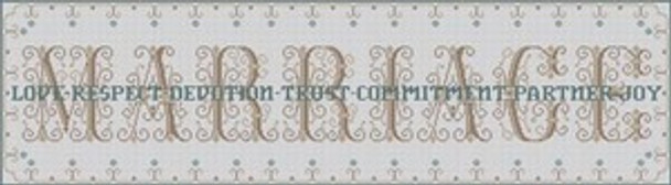 B-282 Marriage 13 Mesh 32 1⁄2 x 9 Treglown Designs