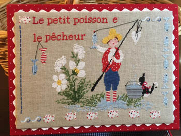 Le Petit Poisson E Le Pecheur 174w x 123h Lilli Violette 18-2215