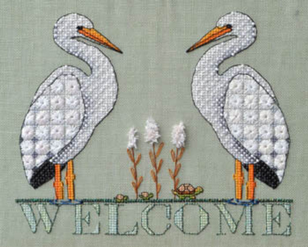 Stork Welcome 109w x 90h MarNic Designs 18-2744