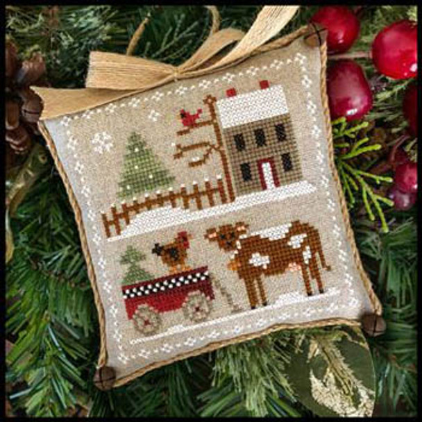 Farmhouse Christmas 4 - Dairy Darlin' 63 x 63 Little House Needleworks 18-1803