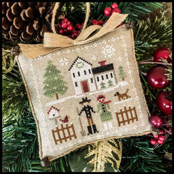 Farmhouse Christmas 8 - Farm Folk 63 x 63 Little House Needleworks 18-2272