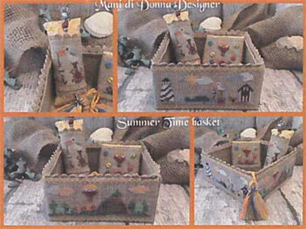 Summer Time Basket by Mani Di Donna DD 19-1328 MDD-STB YT