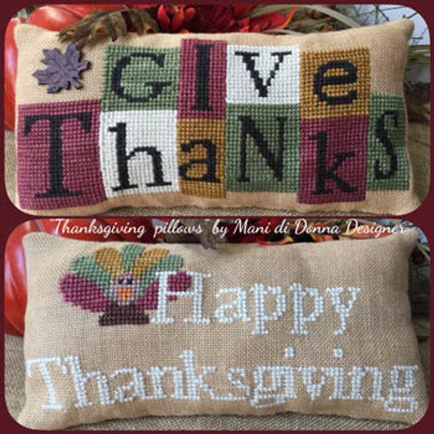 Thanksgiving Pillows by Mani Di Donna Mani Di Donna H18-2713 YT