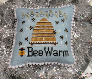 zNBD120 Bee Warm by Needle Bling Designs 62h x 61w Needle Bling Designs