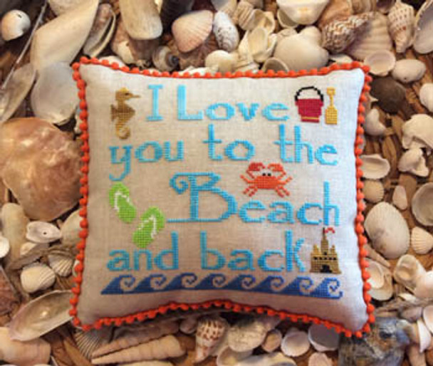 To The Beach & Back 88h x 90w Needle Bling Designs 17-1920 YT
