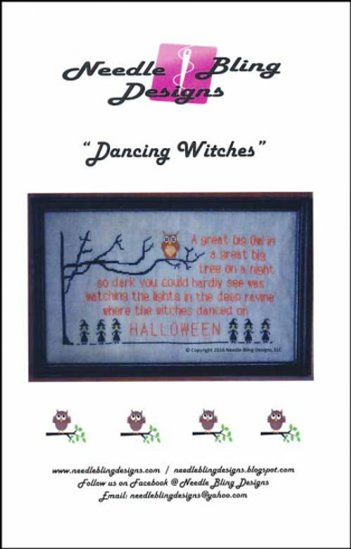 YT Dancing Witches 104h x 220w Needle Bling Designs