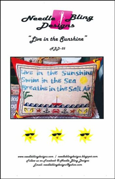 YT Live In The Sunshine 117h x 167w Needle Bling Designs