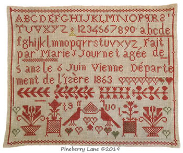 Marie Journet 1863 150w x 125h Pineberry Lane 19-1219