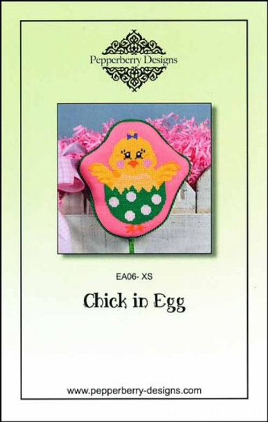 Chick In Egg 74W x 81H Pepperberry Designs YT