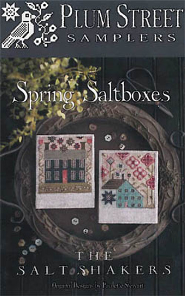 Spring Saltboxes 63w x 81h by Plum Street Samplers 19-1237 YT