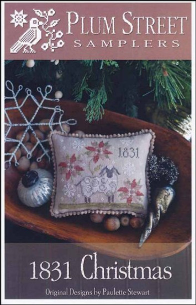 1831 Christmas 81w x 67h Plum Street Samplers 16-2397 YT