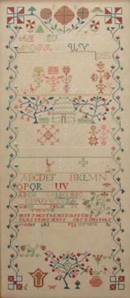 Frances Swartz 1842 198w x 483h Queenstown Sampler Designs 18-1908 YT