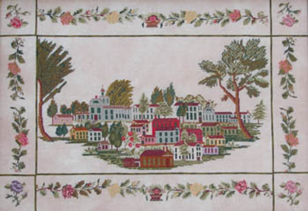 YT Townscape 397w x 269h Queenstown Sampler Designs